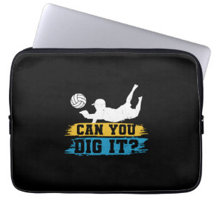 Capa Para Notebook Jogador de Voleibol Você Pode Fazê-Lo