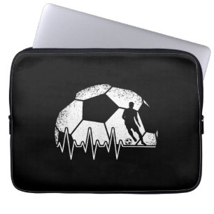 Capa Para Notebook Jogador Engraçado de Batimentos de Coração