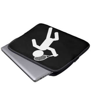 Capa Para Notebook Jogador Tênis masculino - Símbolo Tênis (a preto)