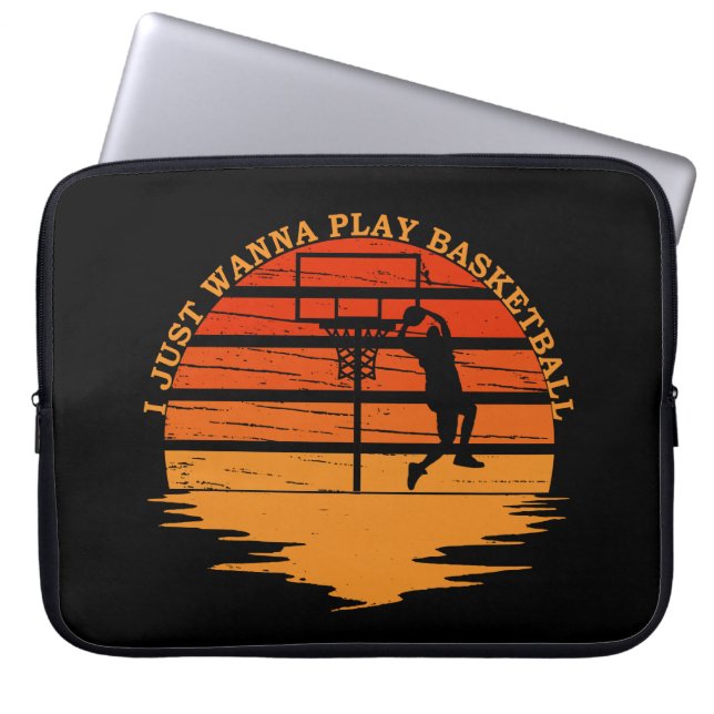 Capa Para Notebook Jogadores de basquetebol estilo vintage retro suns (Frente)
