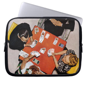 Capa Para Notebook Jogo da ponte por Norman Rockwell