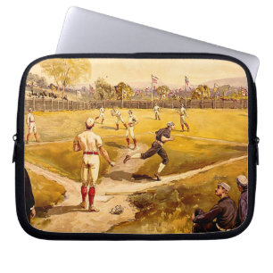Capa Para Notebook Jogo de basebol do vintage