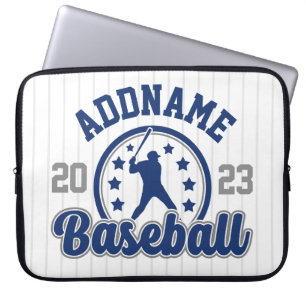 Capa Para Notebook Jogo Jogador da Equipe Baseball de NOME Personaliz
