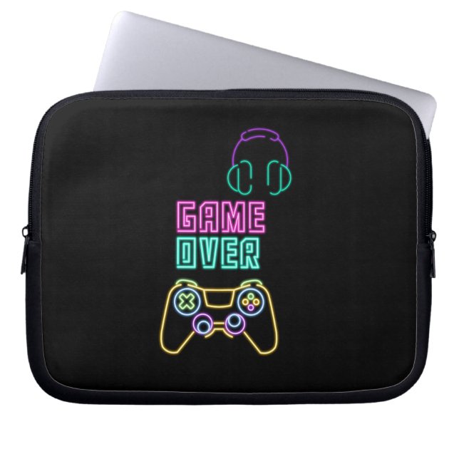 Capa Para Notebook Jogo legal Neon. (Frente)