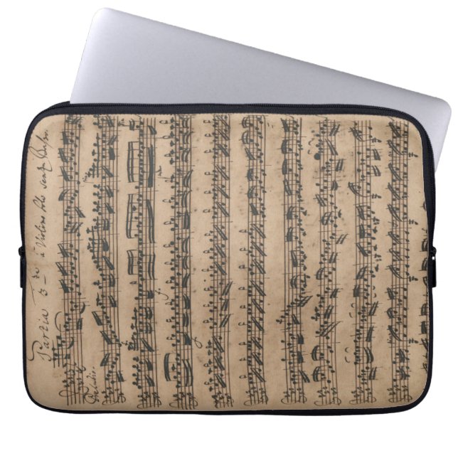Capa Para Notebook Johann Sebastian Bach - BWV 1006a (Frente)