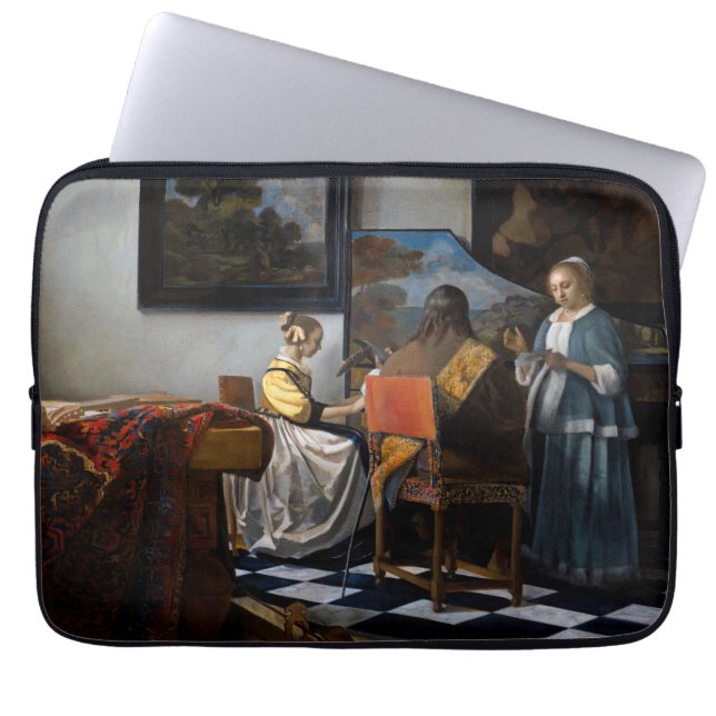 Capa Para Notebook Johannes Vermeer - O concerto (Frente)