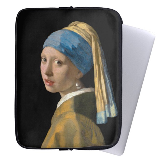 Capa Para Notebook Johannes Vermeer - Rapariga com um Ouriço de Pérol (Criador carregado)