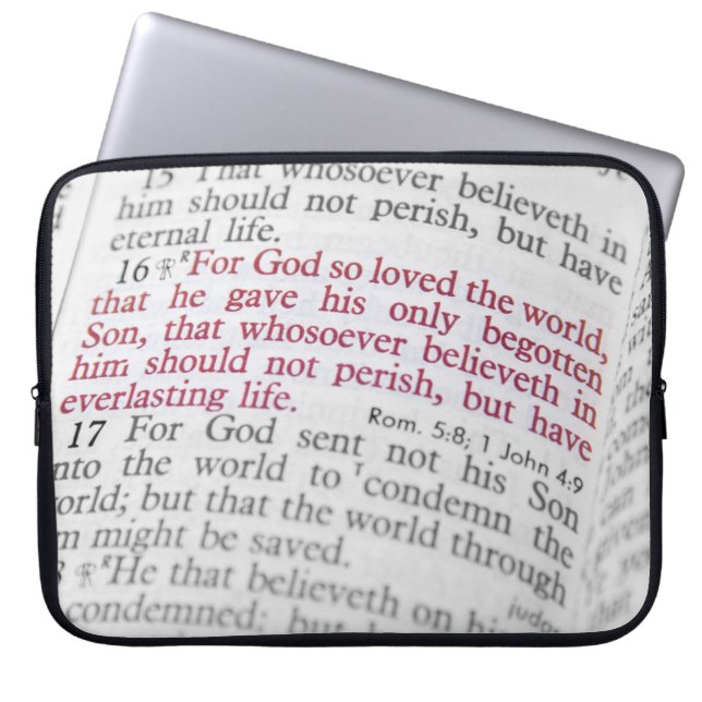 Capa Para Notebook John 3:16 (Frente)