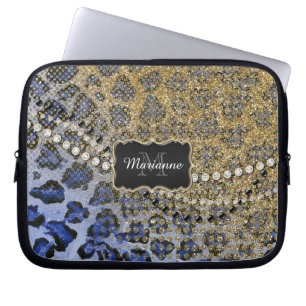Capa Para Notebook Jóia animal do olhar do brilho do impressão do