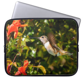 Capa Para Notebook Jóia do Jardim: Beija-flor em Flor