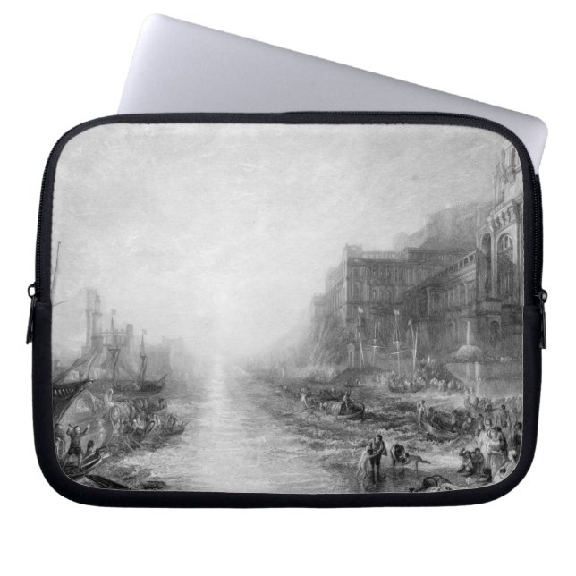 Capa Para Notebook Joseph Mallord William Turner | o embarque de (Frente)