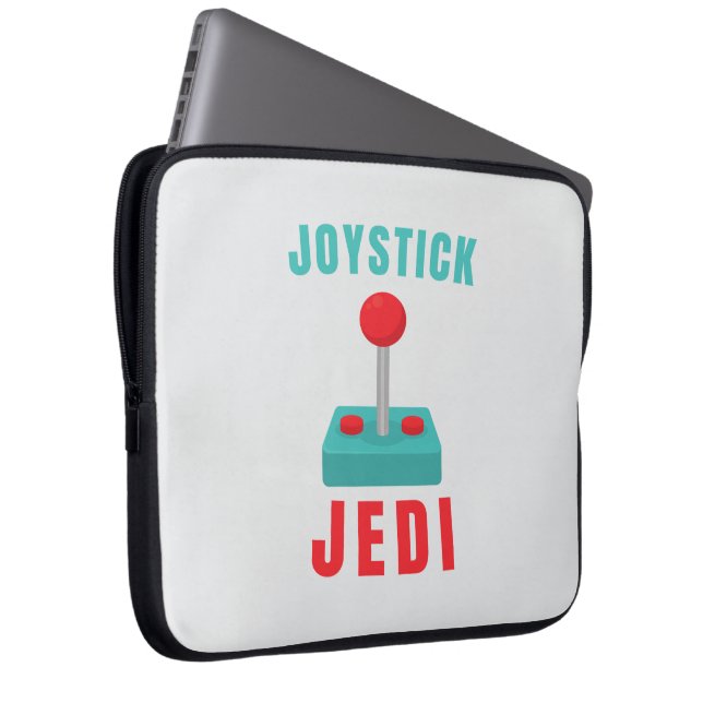 Capa Para Notebook Joystick Jedi Divertido Gamer Retro Pai (Frente Esquerda)