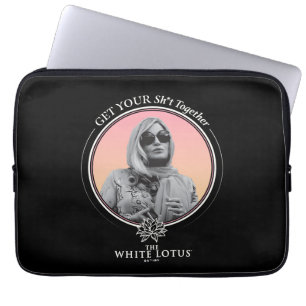 Capa Para Notebook Junte o seu Sh*t - O Lotus Branco
