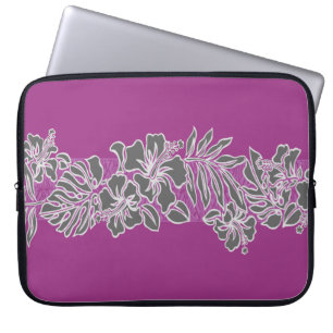 Capa Para Notebook Kalaheo Havaiano Hibiscus Tapa Laptop Bag