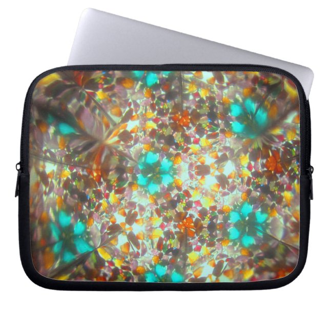 Capa Para Notebook Kaleidescope Bejeweled para novembro (Frente)