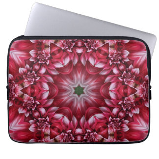 Capa Para Notebook Kaleidoscópio Crimson Dahlia