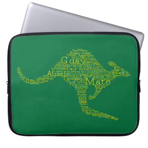 Capa Para Notebook Kangaroo feito de gíria australiana