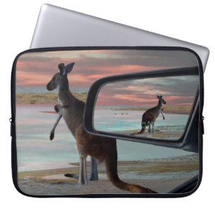 Capa Para Notebook Kangaroo Sea Respira Arte De Ilusão,