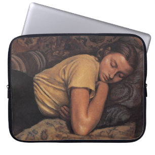 Capa Para Notebook Katya dormindo (por Serebriakova)