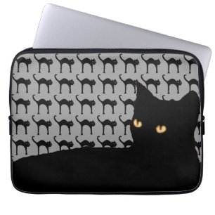 Capa Para Notebook katzen negro