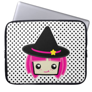 Capa Para Notebook Kawaii Pink Haire Bolsa de laptop