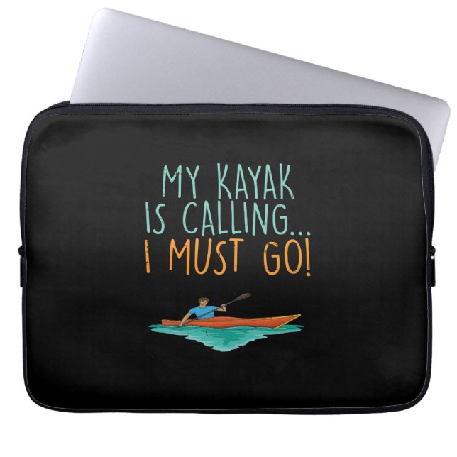 Capa Para Notebook Kayaking Kayak Gift (Frente)