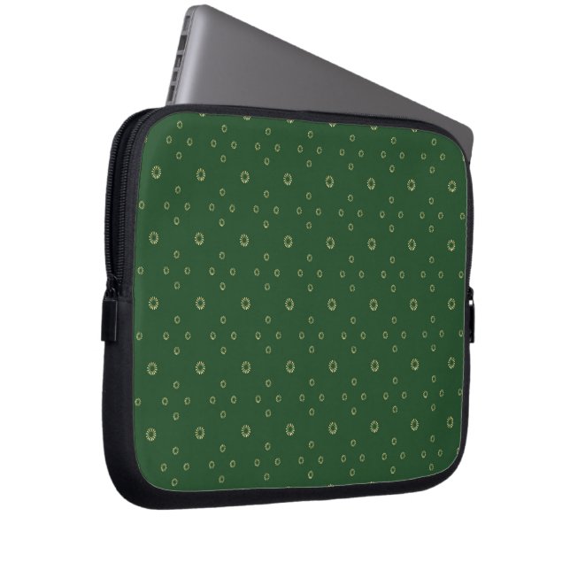 Capa Para Notebook Kelly Verde | Zínia Dourada do Sol (Frente Esquerda)