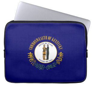 Capa Para Notebook Kentucky: Bandeira do Estado da Comunidade Bluegra