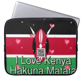 Capa Para Notebook Kenya Heritage: I Love Kenya | Hakuna Matata Desig