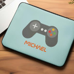 Capa Para Notebook Kids de controlador de vídeo legal personalizados<br><div class="desc">Design personalizado para gamers,  Kids de controladores de vídeo retrorados divertidos.</div>