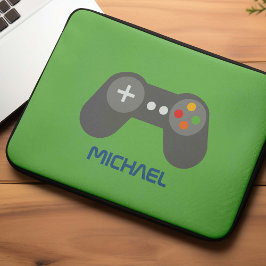 Capa Para Notebook Kids personalizados de controladores de vídeo retr