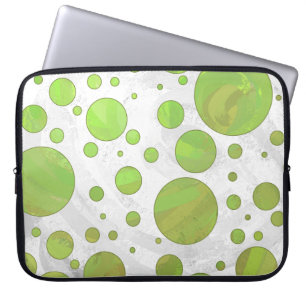Capa Para Notebook Kiwi Bash Green Bolinhas