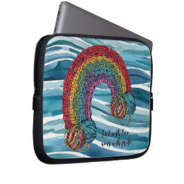 Capa Para Notebook Knit com Visto de amor com Orgulho