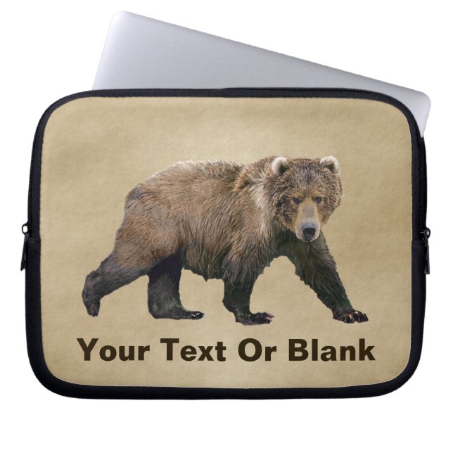 Capa Para Notebook Kodiak Bear (Frente)