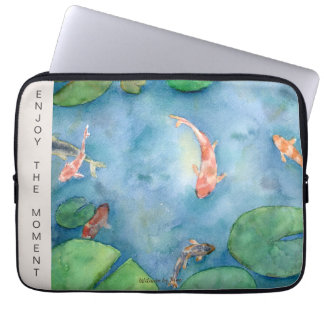 Capa Para Notebook Koi Fish Watercolor