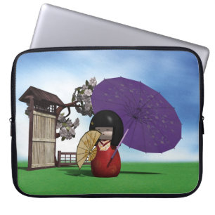 Capa Para Notebook Kokeshi Doll