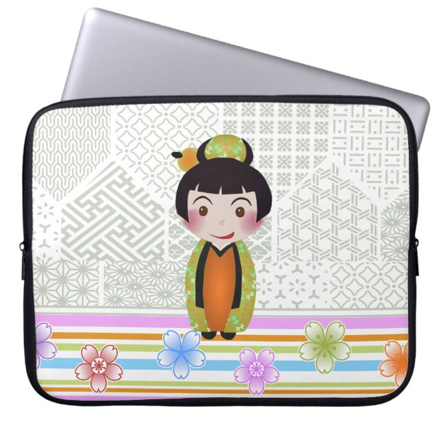 Capa Para Notebook kokeshi noshi (Frente)