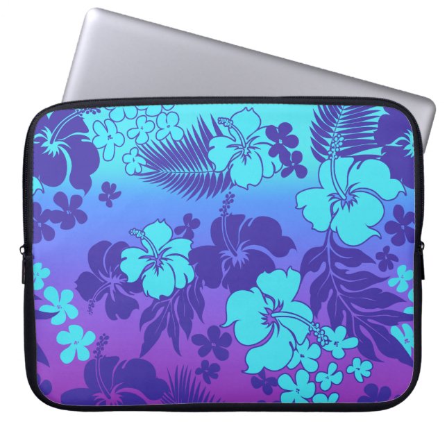 Capa Para Notebook Kona Blend Hawaiian Hibiscus Neoprene Wetcase (Frente)
