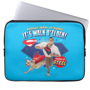 Capa Para Notebook Krypto & Superman - É Walk O'Clock!