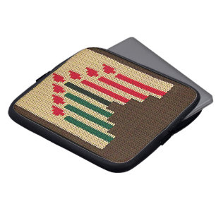 Capa Para Notebook Kwanzaa Artisan Crochet Impressão Eletrônicos Bag