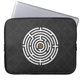CAPA PARA NOTEBOOK LABIRINTO TRISQUEL TRÍPLICE ESPIRAL CÉLTICA