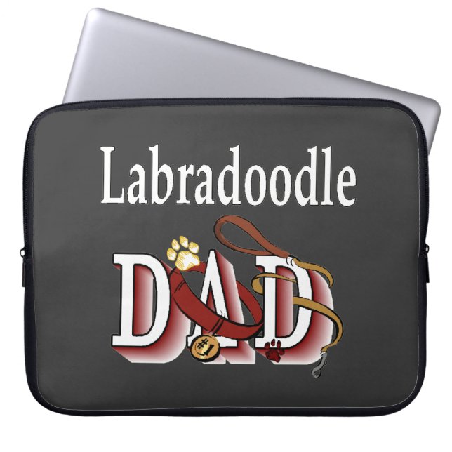 Capa Para Notebook Labradoodle Pai (Frente)