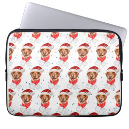 Capa Para Notebook Labrador Dog Breed Christmas