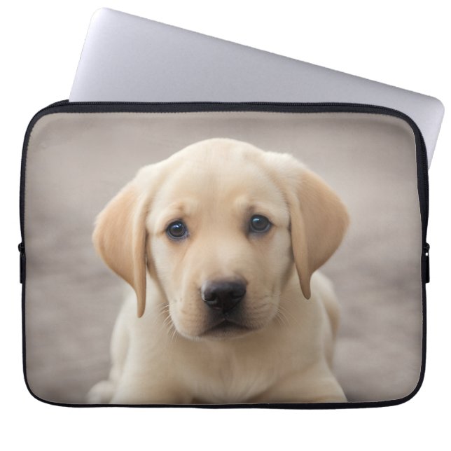 Capa Para Notebook Labrador Retriever Puppy (Frente)