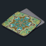 Capa Para Notebook Lace Colorido Elegante Elegante Turco<br><div class="desc">Turco inspirou um círculo vintage de renda floral colorido elegante e elegante ornamentado,  fechado.</div>