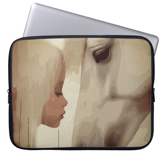 Capa Para Notebook Laço Inocente – Arte Infantil e Equina (Frente)