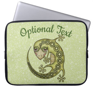 Capa Para Notebook Lagarto Verde