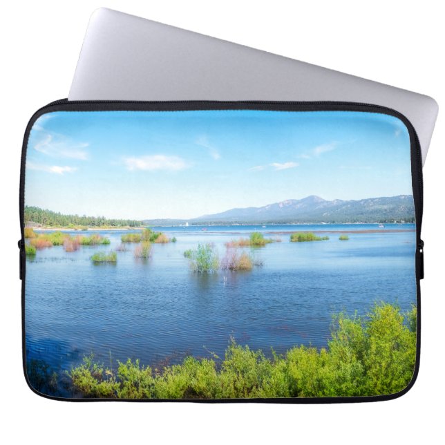 Capa Para Notebook Lago Alpino Serenidade Panorama (Frente)