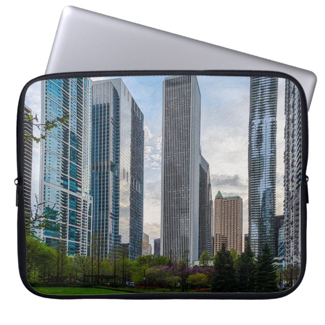 Capa Para Notebook Lago Shore Park Painterly (Frente)