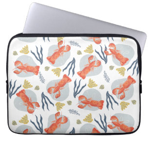 Capa Para Notebook Lagosta de Lagosta Crustacean Beach Dólares